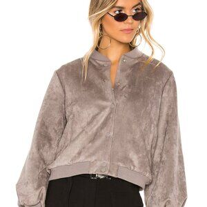 NWT {superdown} Emily Button Up Bomber Jacket ~ Size Medium